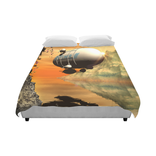 Zeppelin Duvet Cover 86"x70" ( All-over-print)