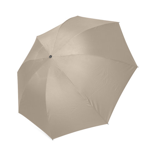 Champagne Beige Color Accent Foldable Umbrella (Model U01)