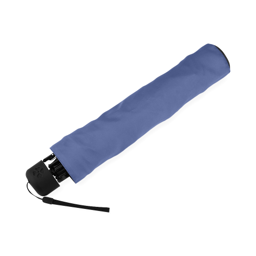 Deep Ultramarine Color Accent Foldable Umbrella (Model U01)