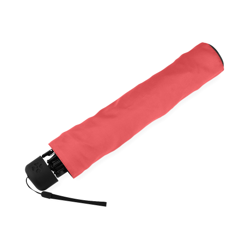 Poppy Red Color Accent Foldable Umbrella (Model U01)