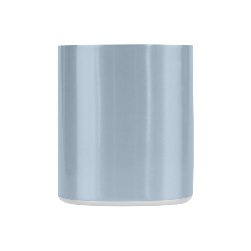 Dusty Blue Color Accent Classic Insulated Mug(10.3OZ)