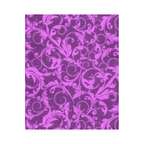 Vintage Swirls Winterberry Orchid Purple Duvet Cover 86"x70" ( All-over-print)