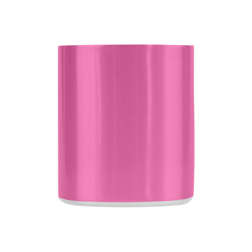 Raspberry Rose Color Accent Classic Insulated Mug(10.3OZ)