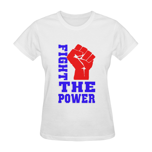 FIGHT THE POWER Sunny Women's T-shirt (Model T05)