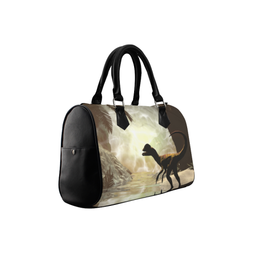 Dinosaur Boston Handbag (Model 1621)