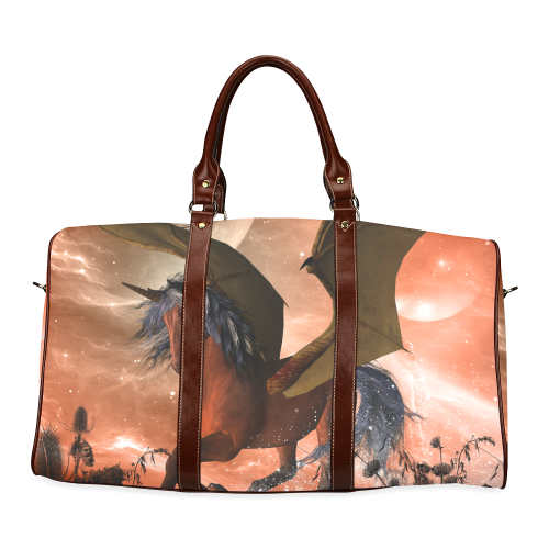 Dark unicorn Waterproof Travel Bag/Small (Model 1639)