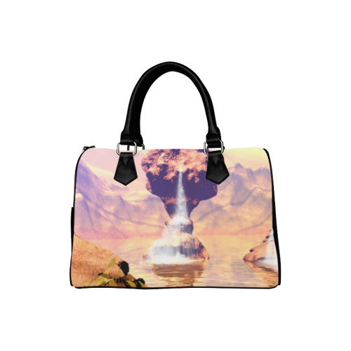 Fantasy landscape Boston Handbag (Model 1621)