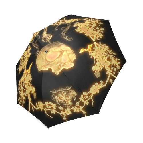Awesome skull Foldable Umbrella (Model U01)