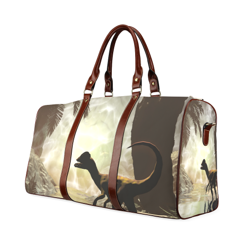 Dinosaur Waterproof Travel Bag/Small (Model 1639)