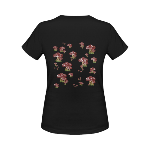 Mushrooms Women's Classic T-Shirt (Model T17）