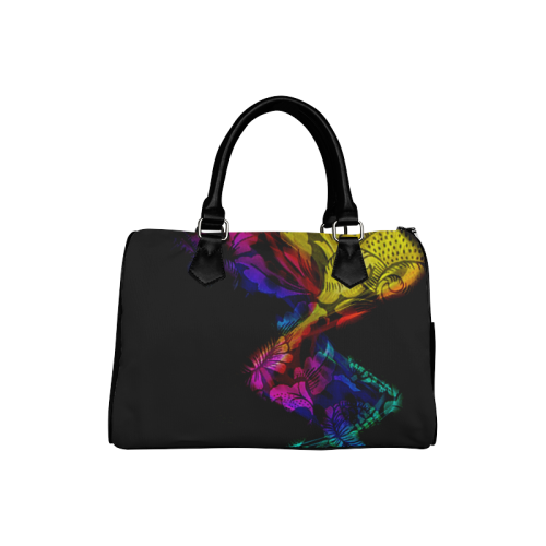 Abstract design Boston Handbag (Model 1621)