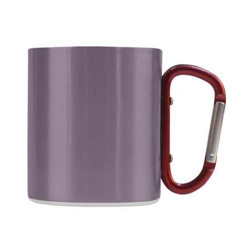 Vintage Violet Color Accent Classic Insulated Mug(10.3OZ)