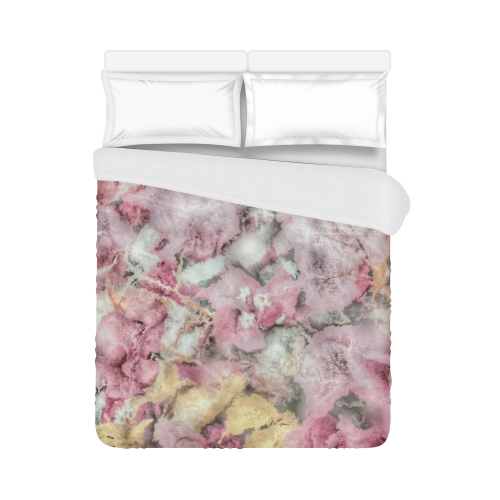soft floral Duvet Cover 86"x70" ( All-over-print)
