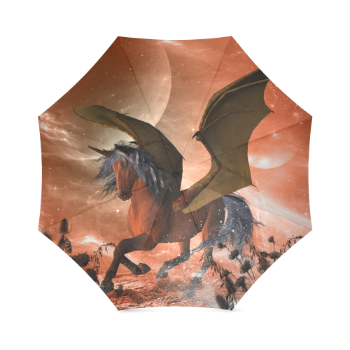 Dark unicorn Foldable Umbrella (Model U01)