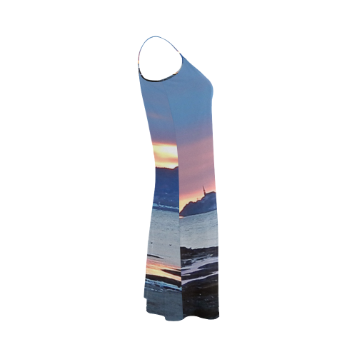 Sunrise in Tourelle Alcestis Slip Dress (Model D05)