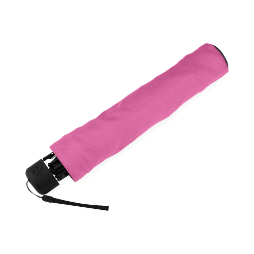 Raspberry Rose Color Accent Foldable Umbrella (Model U01)