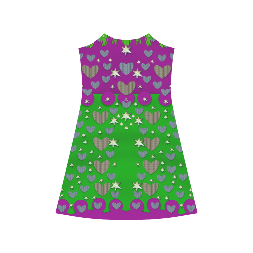 The Brightest sparkling stars Is Love Alcestis Slip Dress (Model D05)