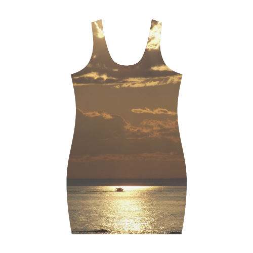 Awesome Sea Scene Medea Vest Dress (Model D06)