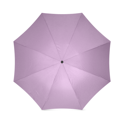 Violet Tulle Color Accent Foldable Umbrella (Model U01)