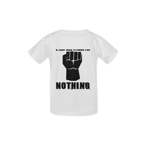 A MAN WHO STANDS FOR NOTHING Kid's  Classic T-shirt (Model T22)