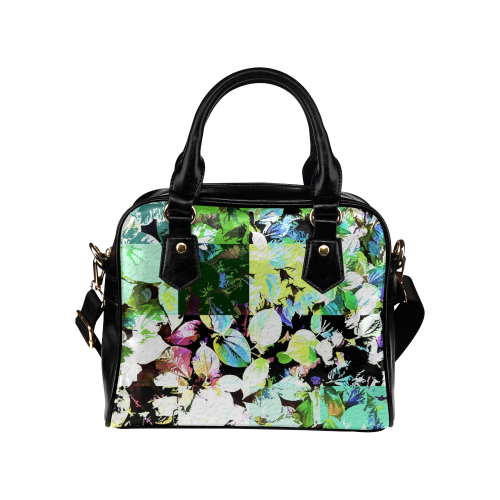 Foliage Patchwork #2 - Jera Nour Shoulder Handbag (Model 1634)