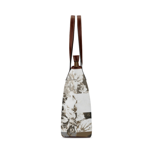 Foliage Patchwork #8 - Jera Nour Shoulder Tote Bag (Model 1646)