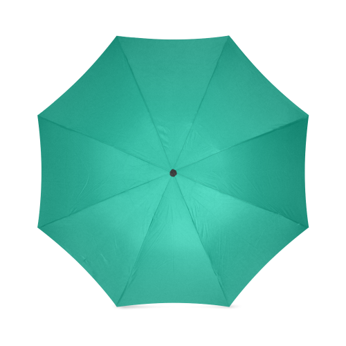 Peacock Green Color Accent Foldable Umbrella (Model U01)