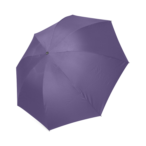 Gentian Violet Color Accent Foldable Umbrella (Model U01)