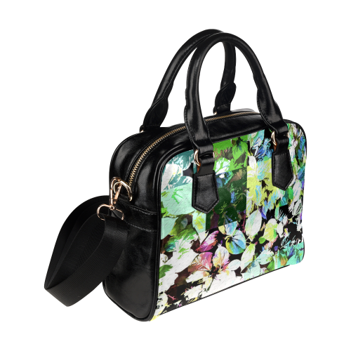 Foliage Patchwork #2 - Jera Nour Shoulder Handbag (Model 1634)