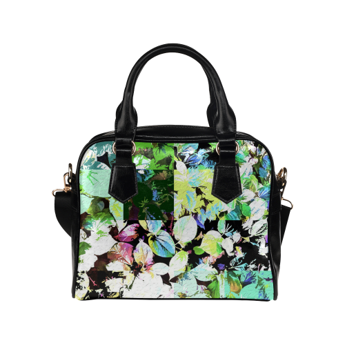 Foliage Patchwork #2 - Jera Nour Shoulder Handbag (Model 1634)