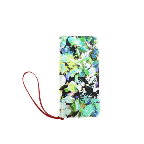 Foliage Patchwork #2 - Jera Nour Women's Clutch Wallet (Model 1637)