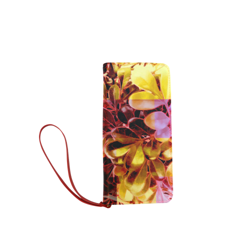 Foliage Patchwork #11 - Jera Nour Women's Clutch Wallet (Model 1637)
