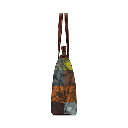 Foliage Patchwork #9 - Jera Nour Shoulder Tote Bag (Model 1646)