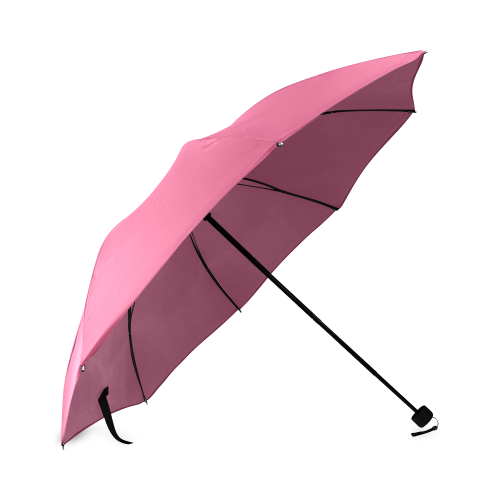 Pink Flambé Color Accent Foldable Umbrella (Model U01)