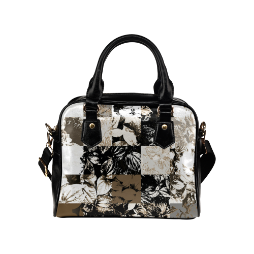 Foliage Patchwork #8 - Jera Nour Shoulder Handbag (Model 1634)