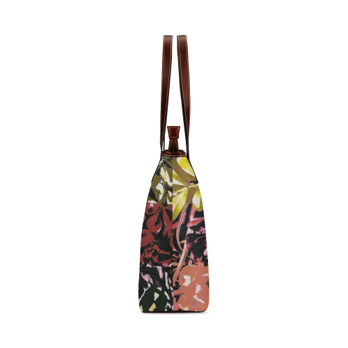 Foliage Patchwork #6 - Jera Nour Shoulder Tote Bag (Model 1646)