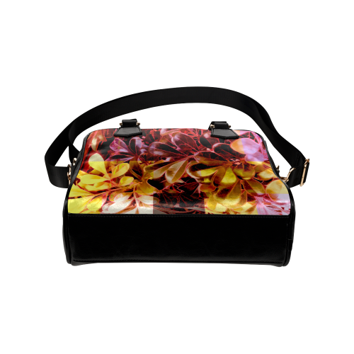Foliage Patchwork #11 - Jera Nour Shoulder Handbag (Model 1634)