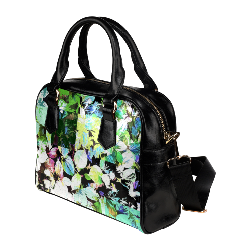 Foliage Patchwork #2 - Jera Nour Shoulder Handbag (Model 1634)