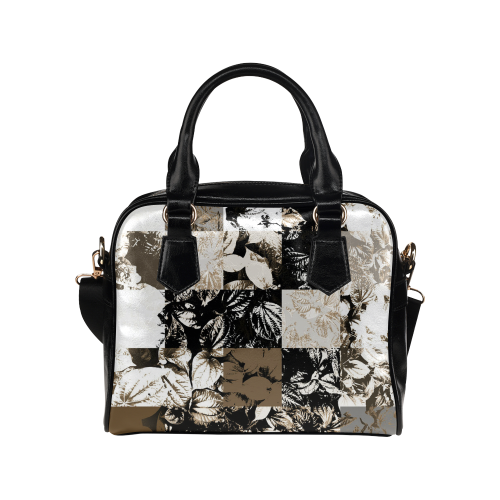 Foliage Patchwork #8 - Jera Nour Shoulder Handbag (Model 1634)