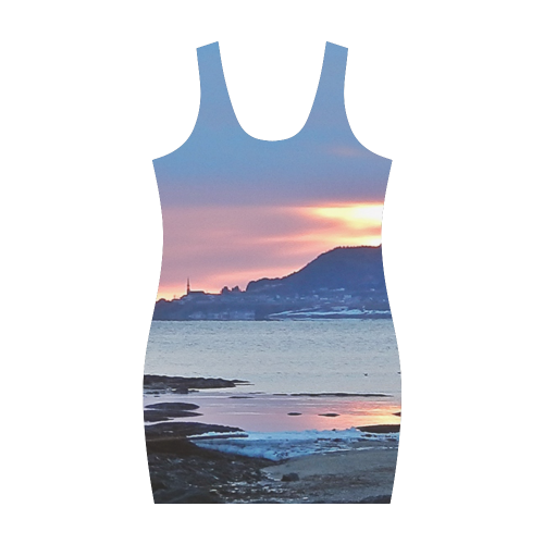 Sunrise in Tourelle Medea Vest Dress (Model D06)