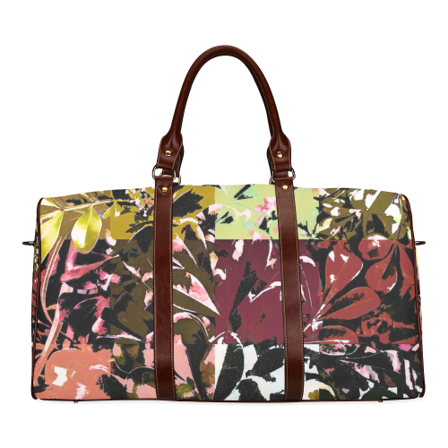 Foliage Patchwork #6 - Jera Nour Waterproof Travel Bag/Large (Model 1639)