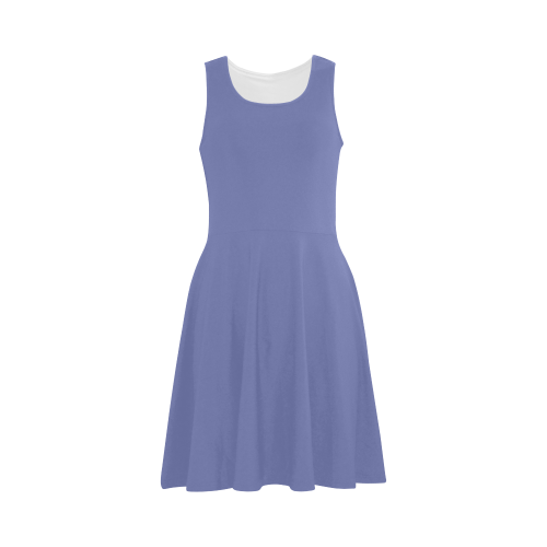 Deep Periwinkle Color Accent Atalanta Sundress (Model D04)