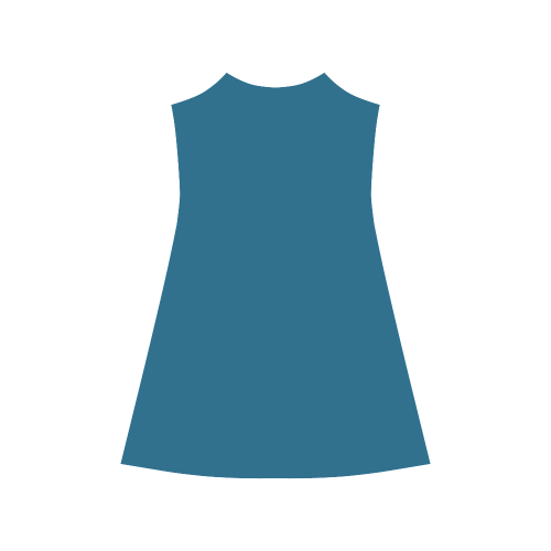 Blue Sapphire Color Accent Alcestis Slip Dress (Model D05)