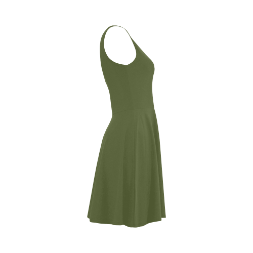 Cedar Green Color Accent Atalanta Sundress (Model D04)
