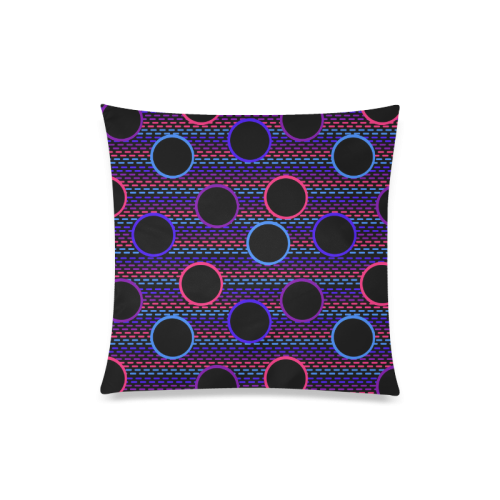 Funky Black Holes Custom Zippered Pillow Case 20"x20"(Twin Sides)