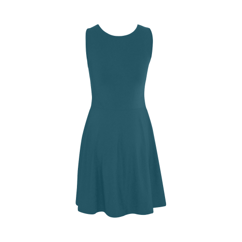 Blue Coral Color Accent Atalanta Sundress (Model D04)