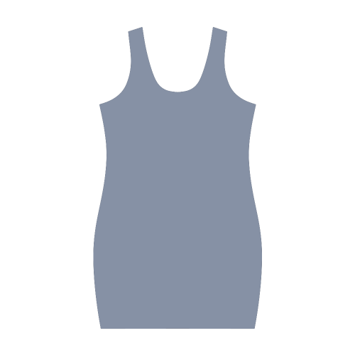 Stonewash Color Accent Medea Vest Dress (Model D06)