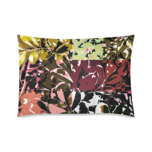Foliage Patchwork #6 - Jera Nour Custom Zippered Pillow Case 20"x30"(Twin Sides)