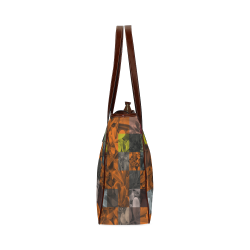Foliage Patchwork #9 - Jera Nour Classic Tote Bag (Model 1644)