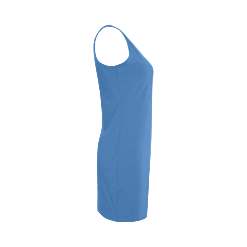 Palace Blue Color Accent Medea Vest Dress (Model D06)